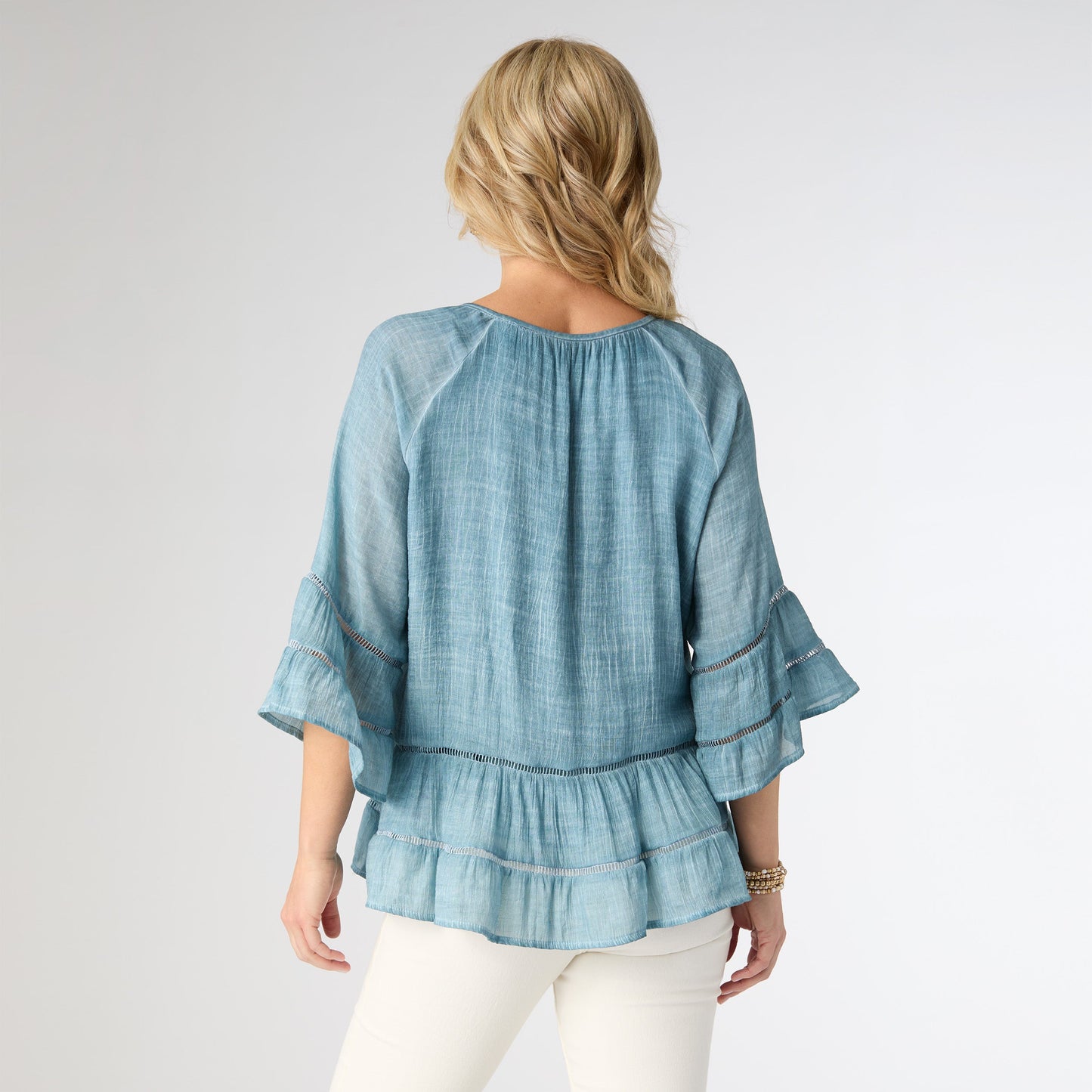 Susan Flutter Sleeve Top - Final Sale
