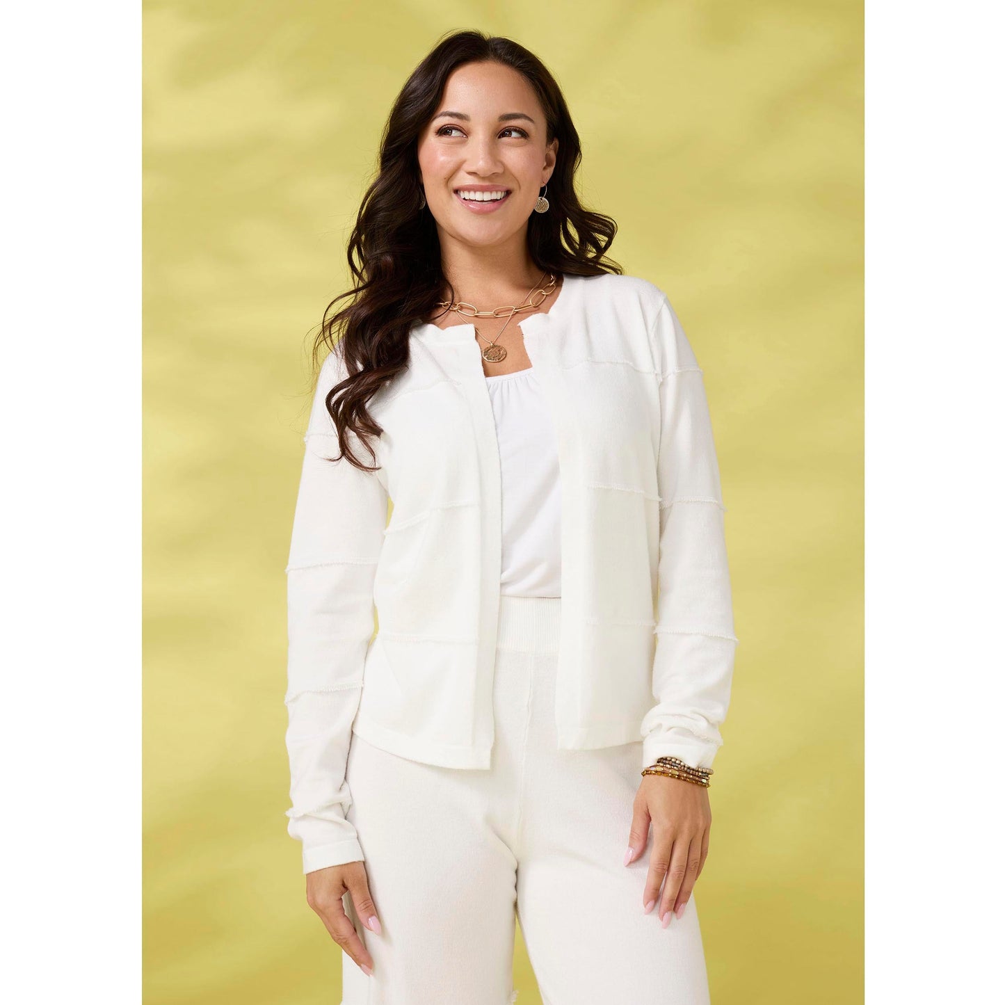 Lightweight Heavenly-Luxe Short Open Cardigan - Final Sale