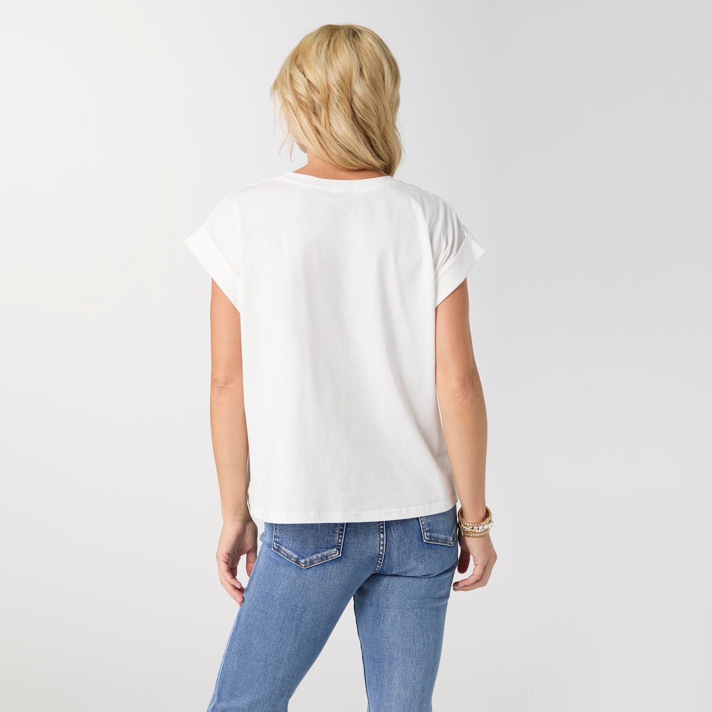 Reese Cap Sleeve Floral Applique Top - Final Sale