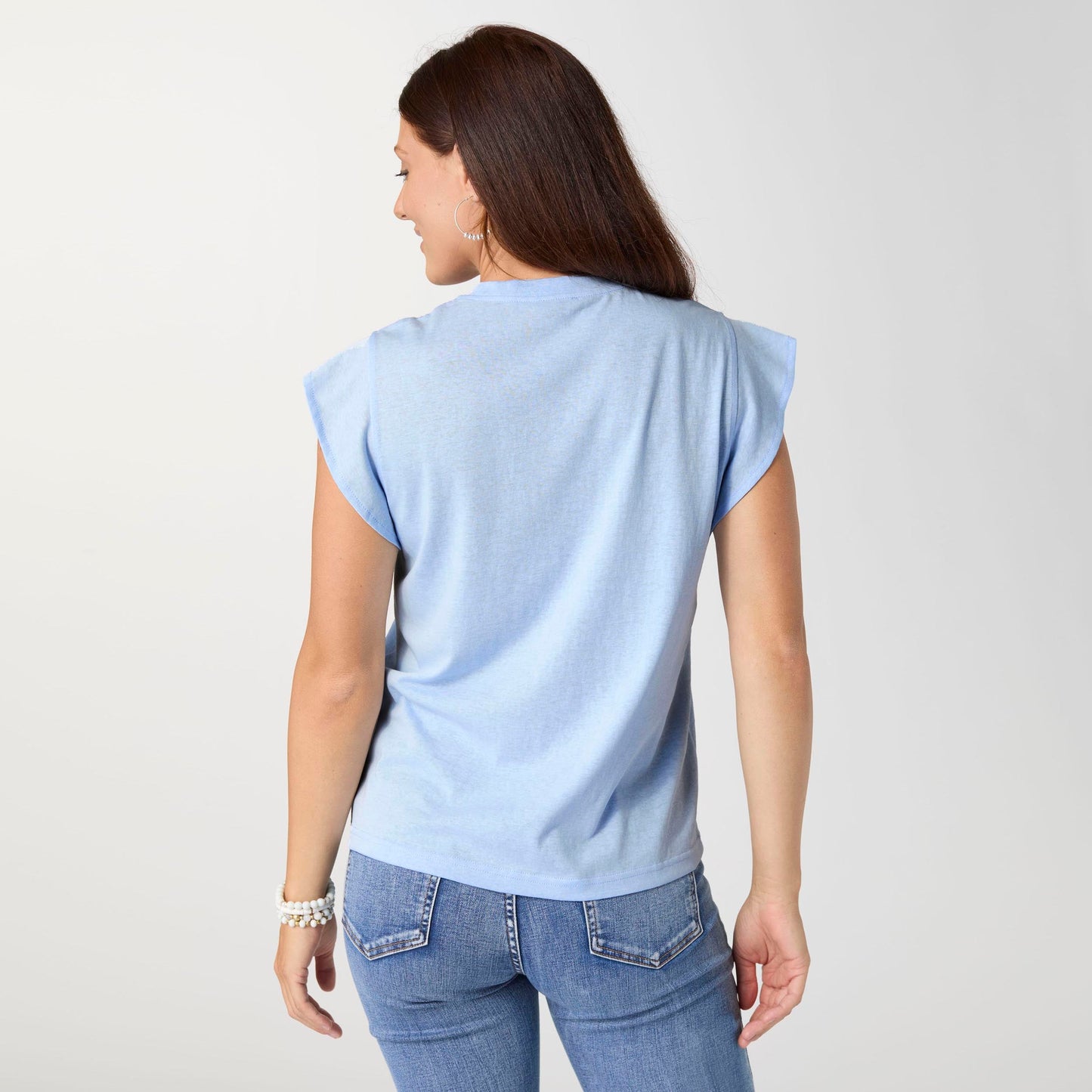 Lilly Ruffle Cap Sleeve Top - Final Sale
