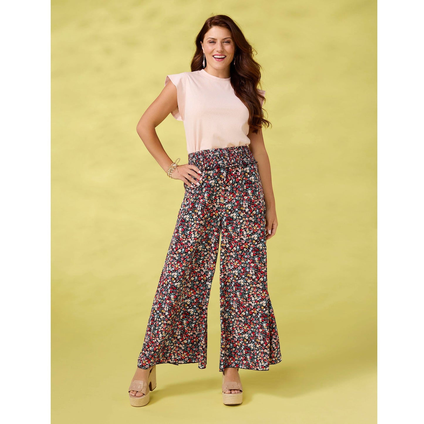 Lilly Ruffle Cap Sleeve Top - Final Sale