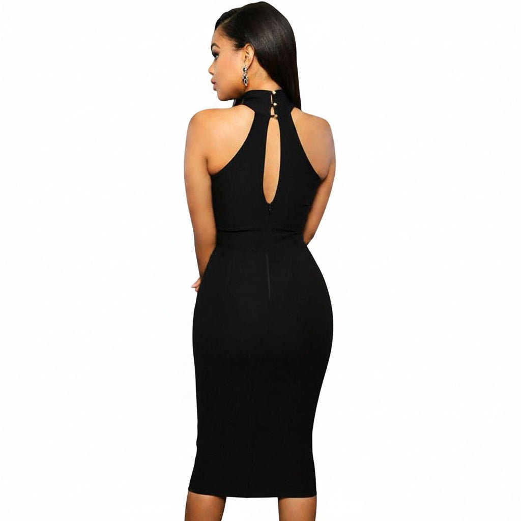 Women’s Elegant Sleeveless Bodycon Dress - Image 2