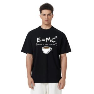 Men’s EnergyMilk Coffee Retro Print T-Shirt