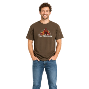 Men’s Oversized Malt Whiskey Short-Sleeve T-Shirt
