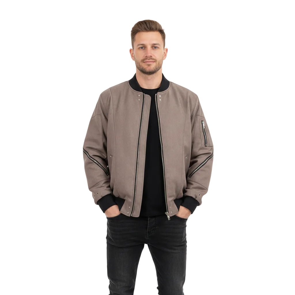 Men’s Heavyweight Casual Baseball Jacket